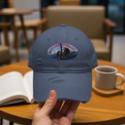 Hunting Sasquatch Distressed Baseball Cap product