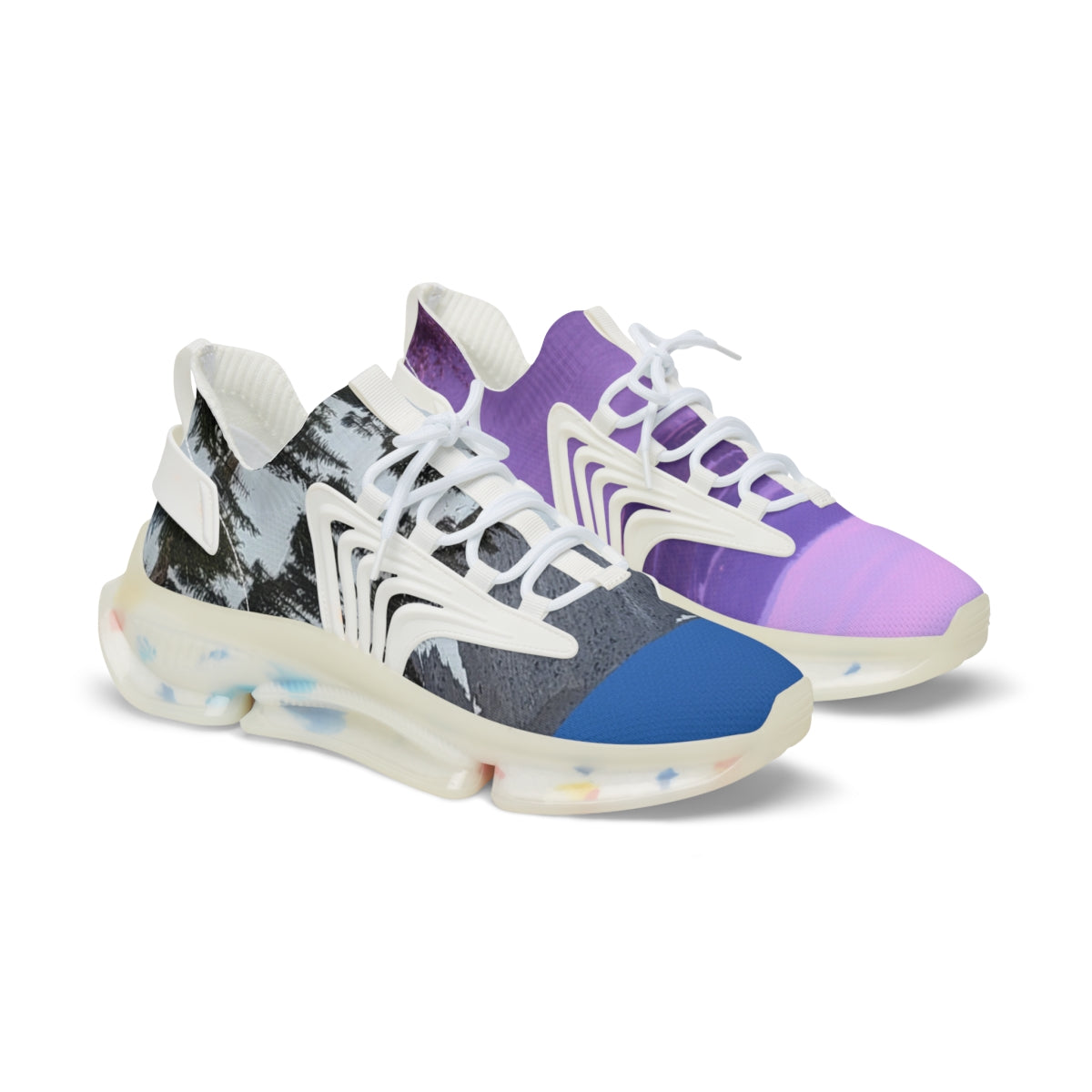 Vibrant Colorful High-Performance Athletic Shoes