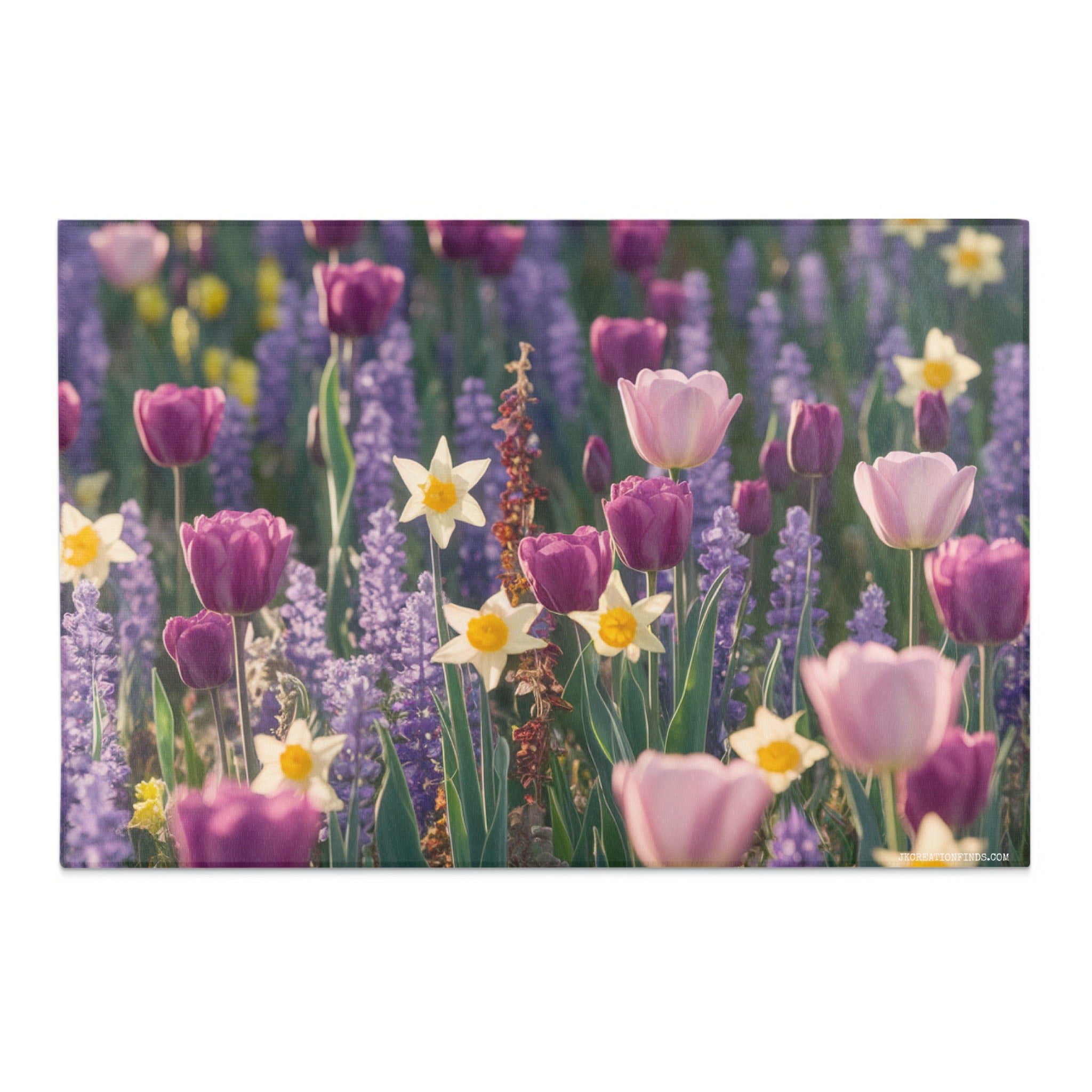 Beautiful Colorful Garden Print Canvas product type