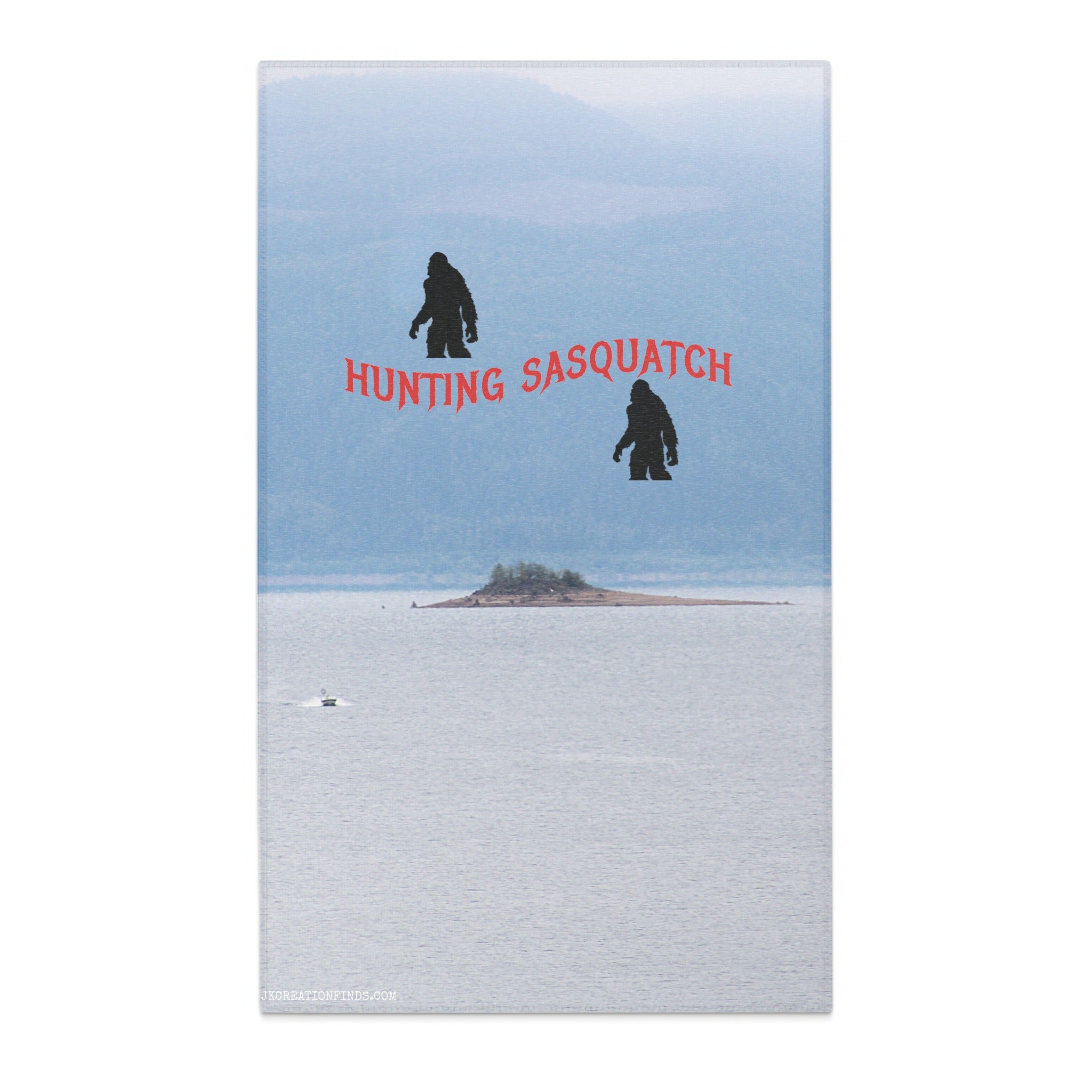 Hunting Sasquatch Bigfoot Island Lake Scene product type
