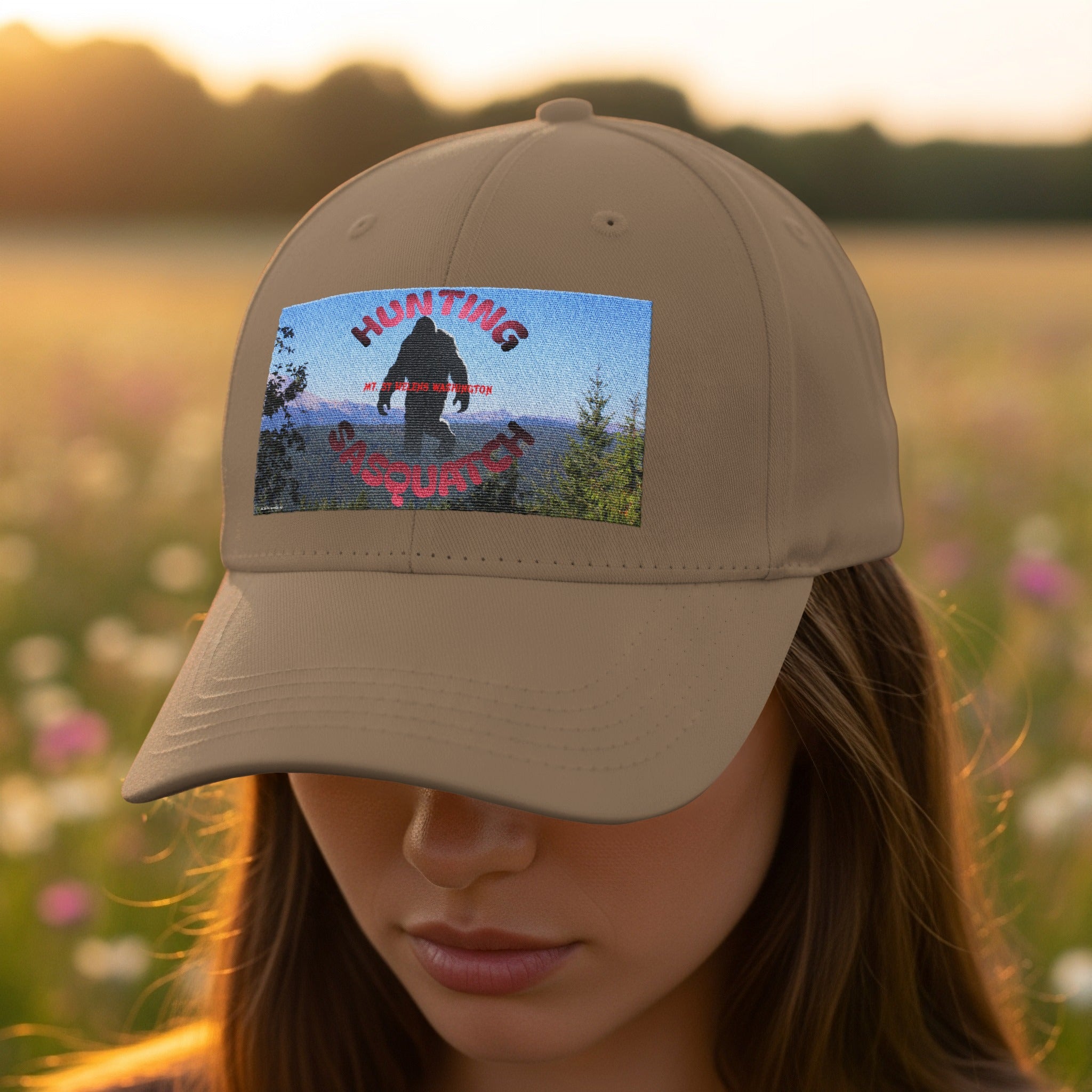 Hunting Sasquatch Graphic Design Hat product