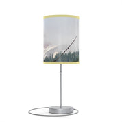 Misty Mountain Scene Accent Table Lamp