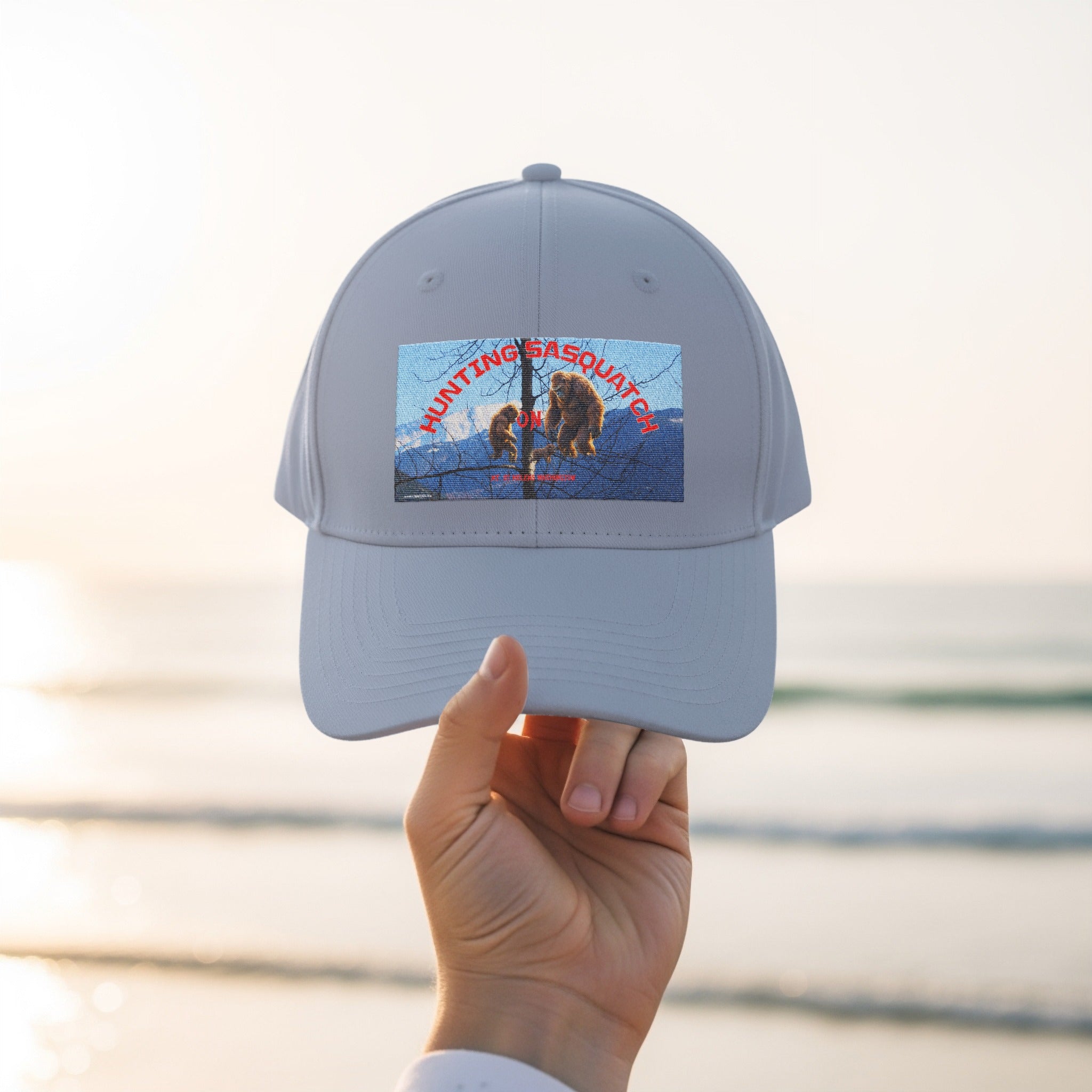 Hunting Sasquatch Embroidered Snapback Hat product type