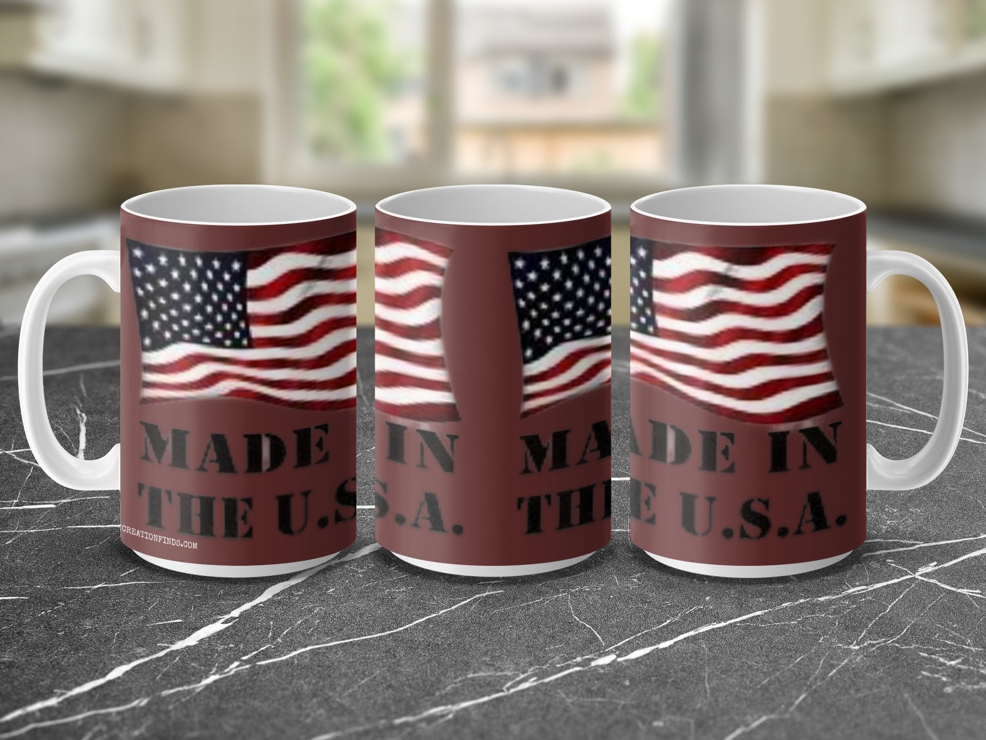 american flag coffee mugs American Flag Made In The USA Mug, Patriotic Coffee Cup, USA Pride Gif – JK  Creation Finds