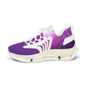 Stylish Purple and White Athletic Shoe Product