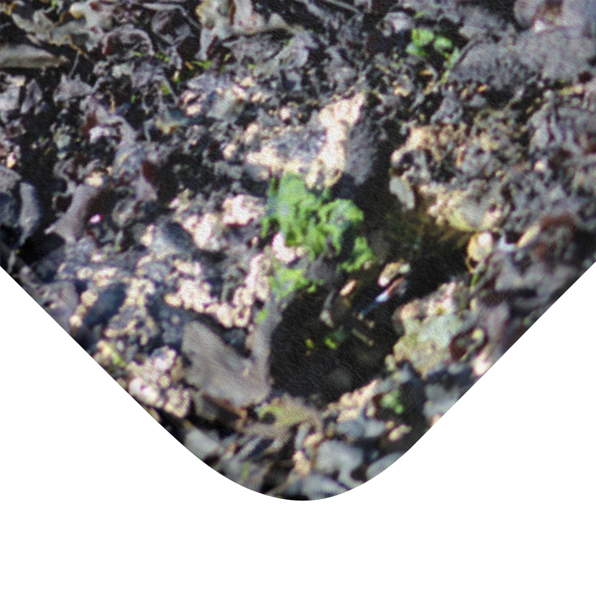 Black and Green Abstract Pattern Corner Art Design