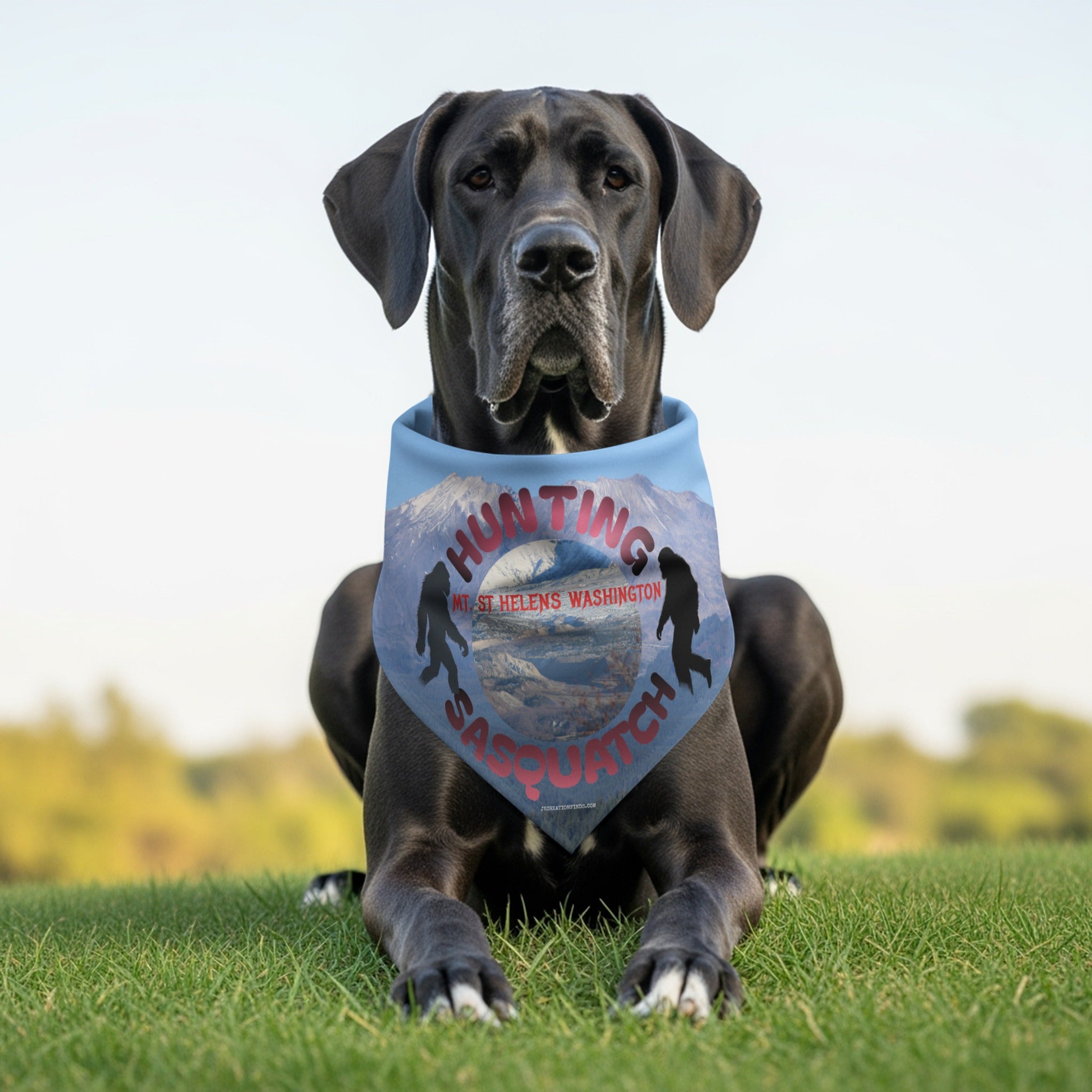 Hunting Sasquatch Mt St Helens Washington Bandana product