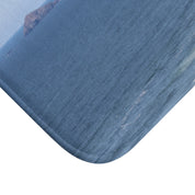 Island Ocean Waves Coastal Scene Accent Rug