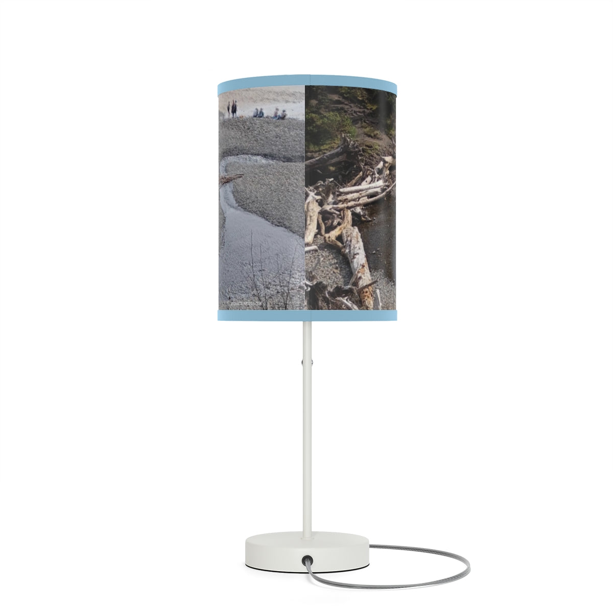 Scenic River and Forest Table Lamp product