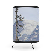 Scenic Mountain and Tree Print Lampshade product