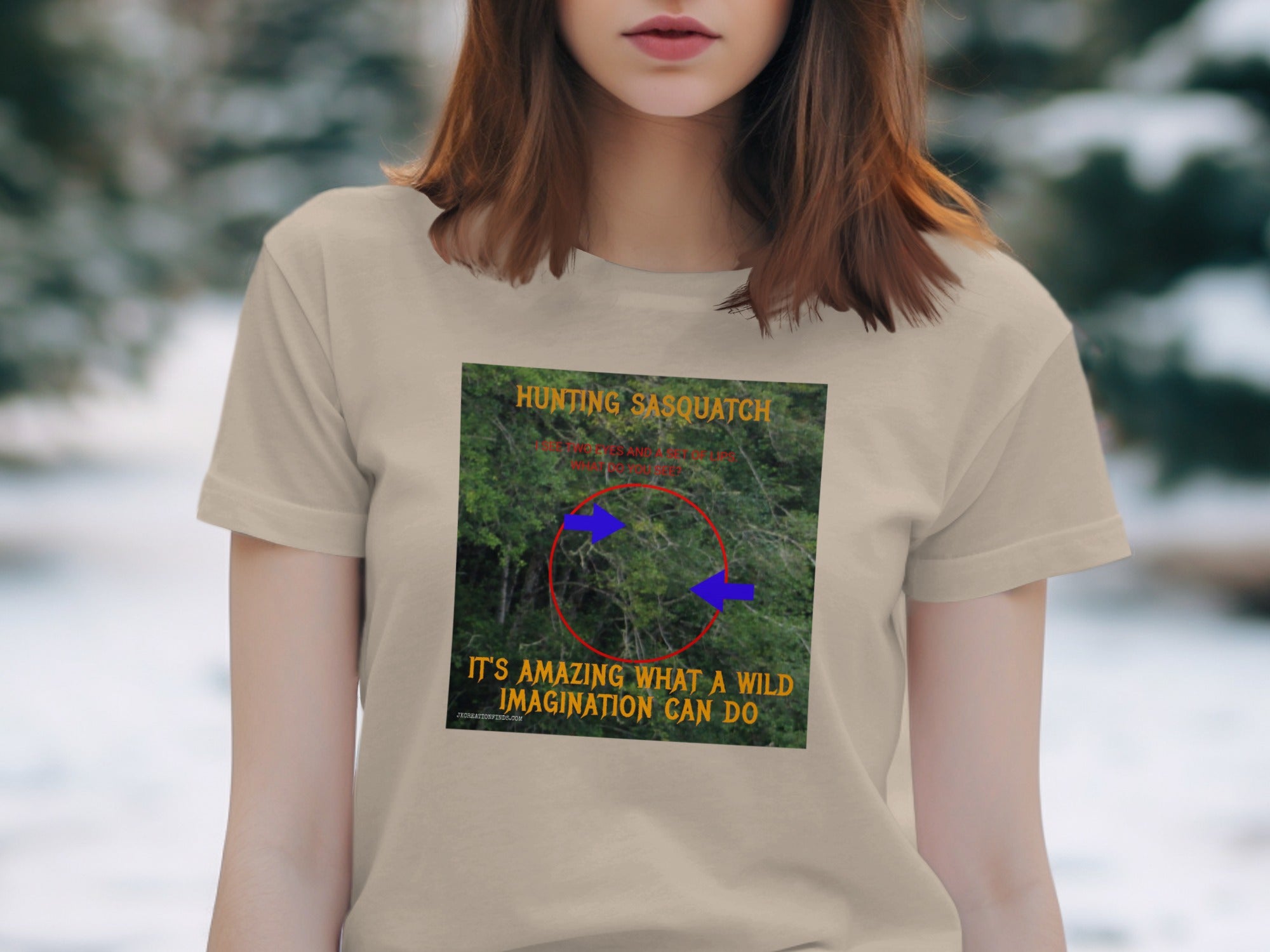 Hunting Sasquatch Wild Imagination Can Do T-Shirt product type