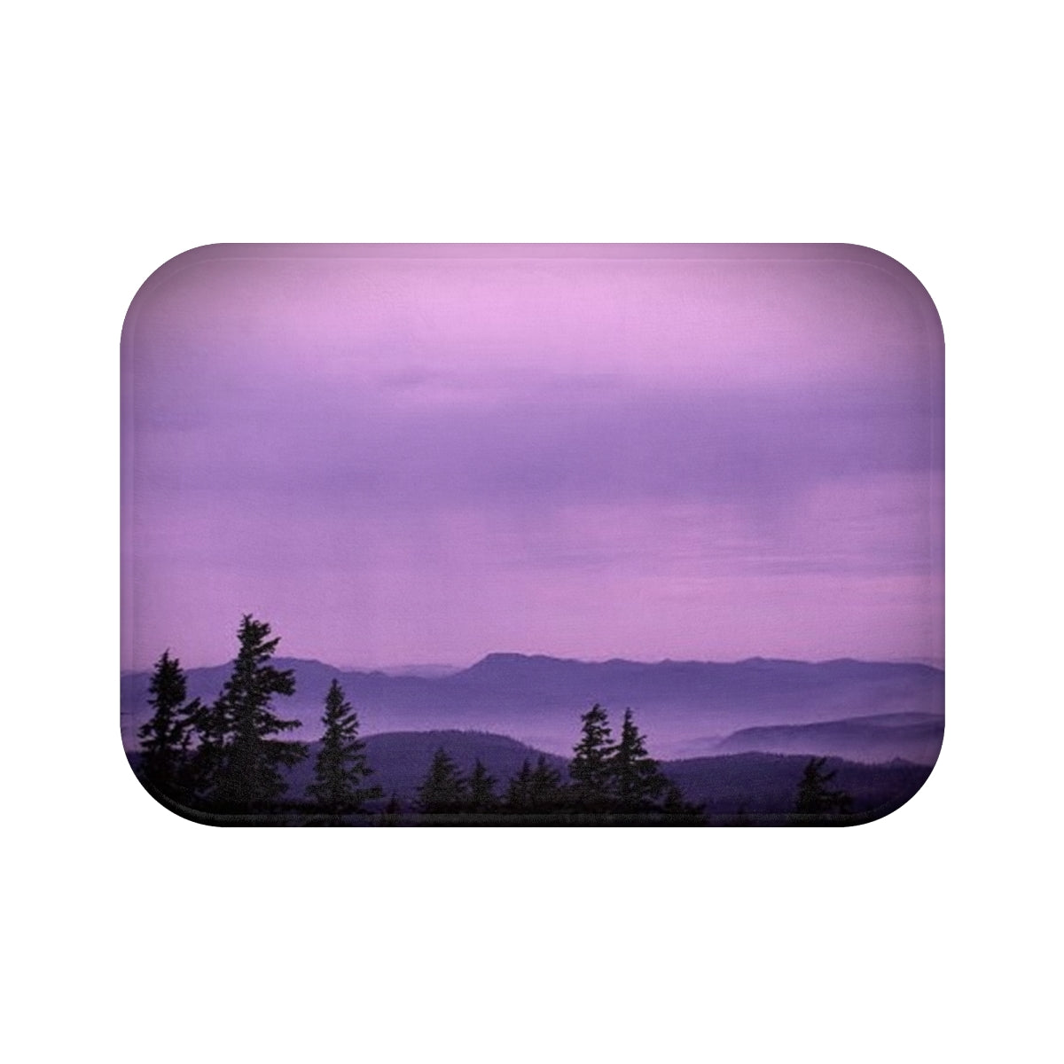 Purple Mountain Landscape Art Print