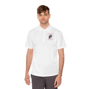 Motivational Graphic Design White Polo Shirt
