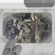 Realistic Forest Moss Bathroom Decor Mat