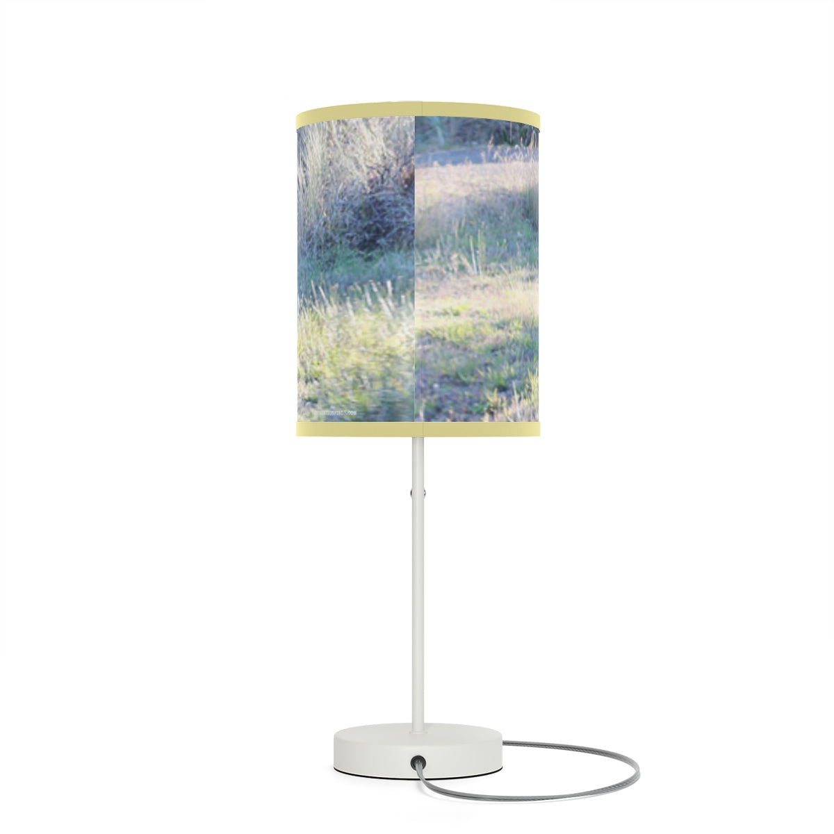 Serene nature scene tranquil ambiance lamp