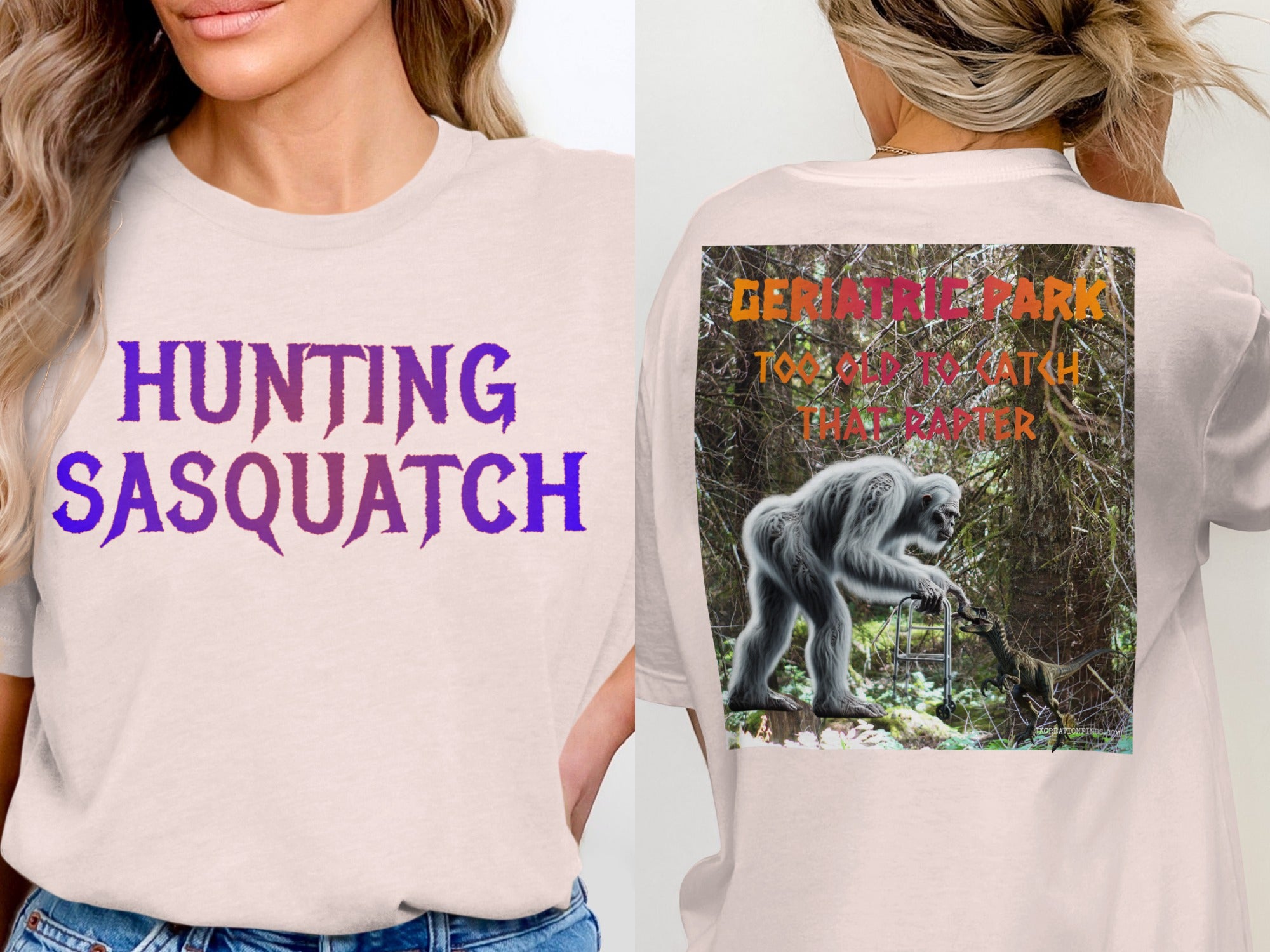 Hunting Sasquatch Geriatric Park Fan T-Shirt product