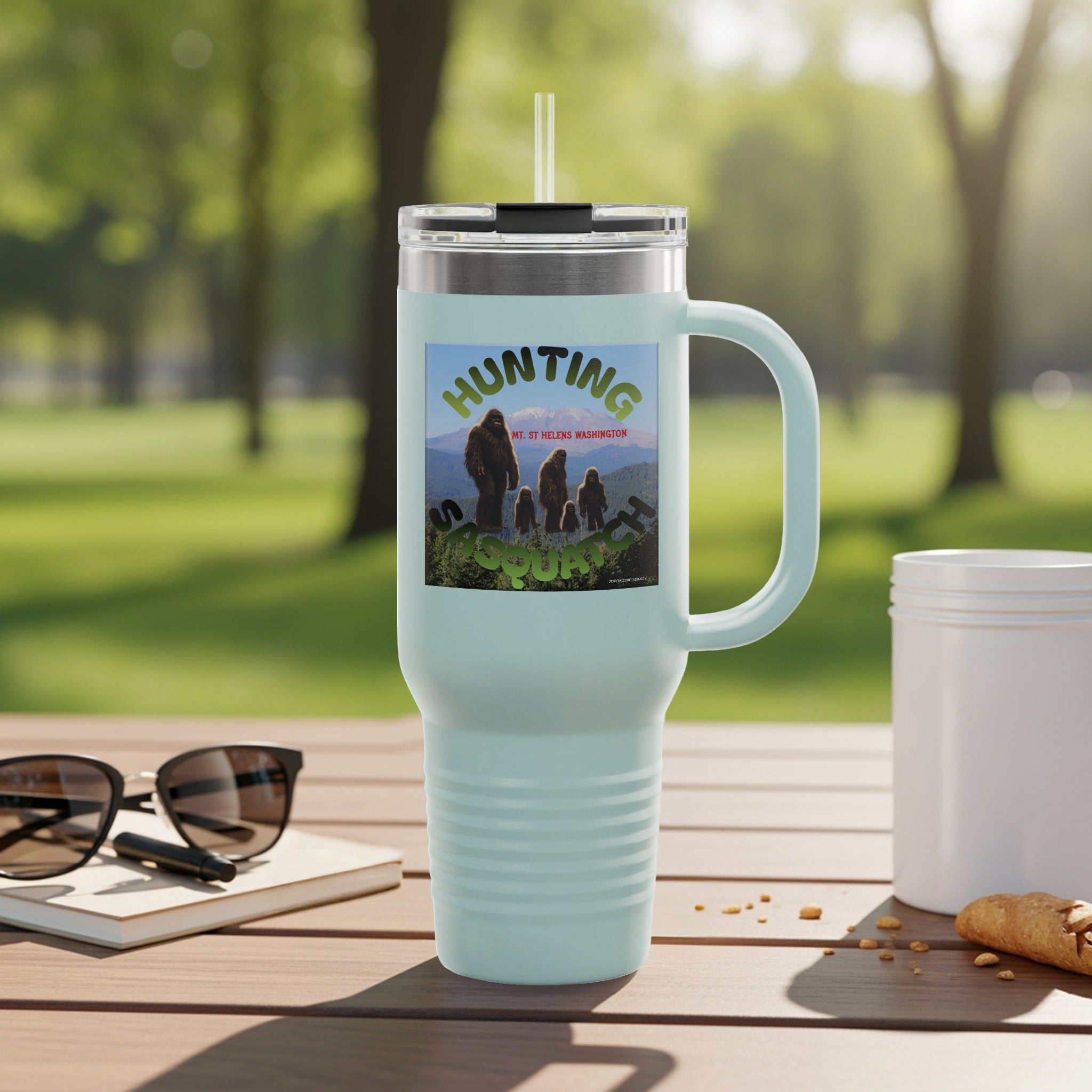 Hunting Bigfoot Insulated Travel Mug Drinkware product