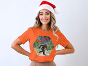 Santa Hat Bigfoot Graphic T-Shirt Christmas product