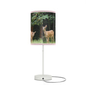 Elegant Deer Scene Table Lamp for Nature Lovers