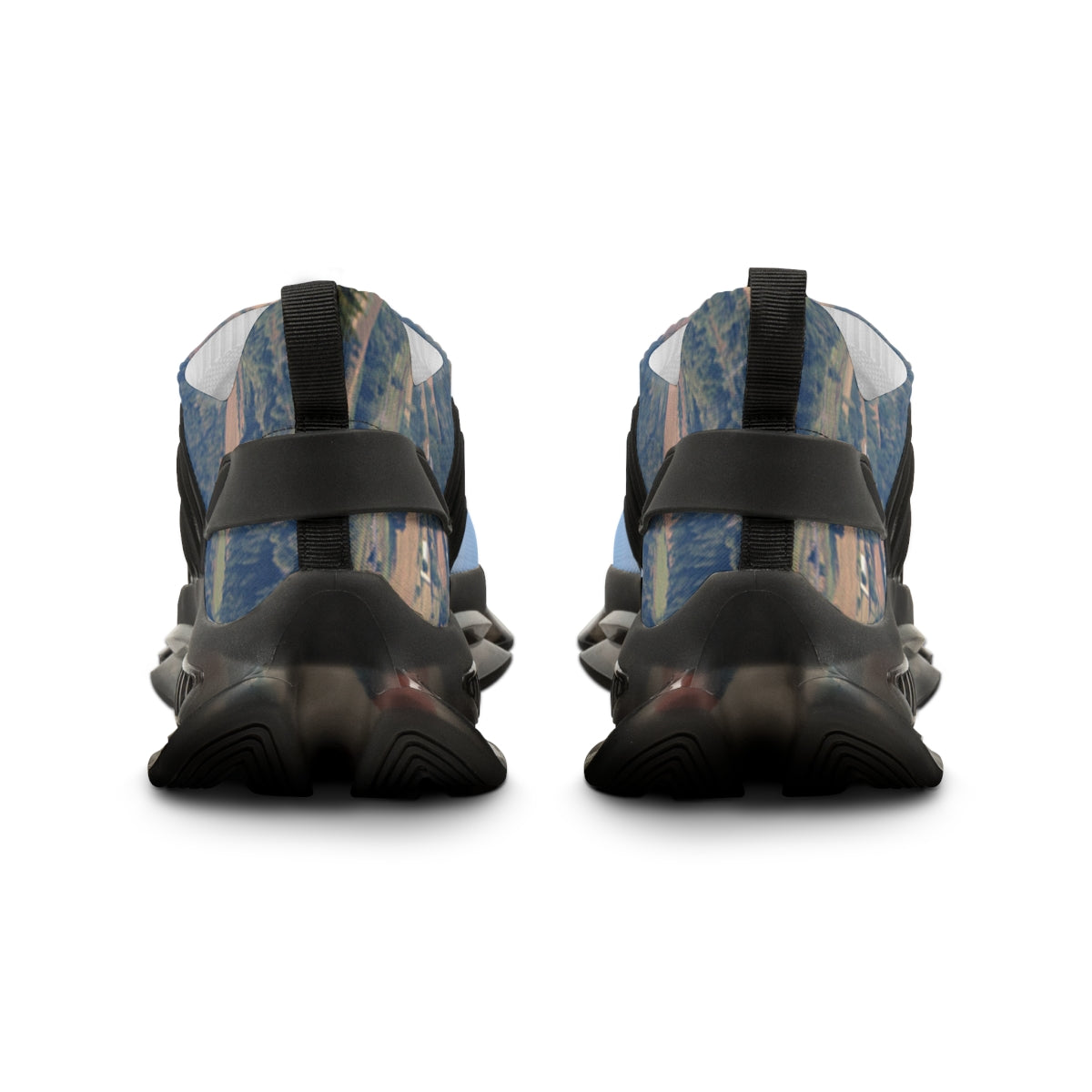 Scenic Mountain Print Footwear for Outdoor Adventures