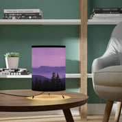Scenic Purple Mountain Table Lamp for Home Decor