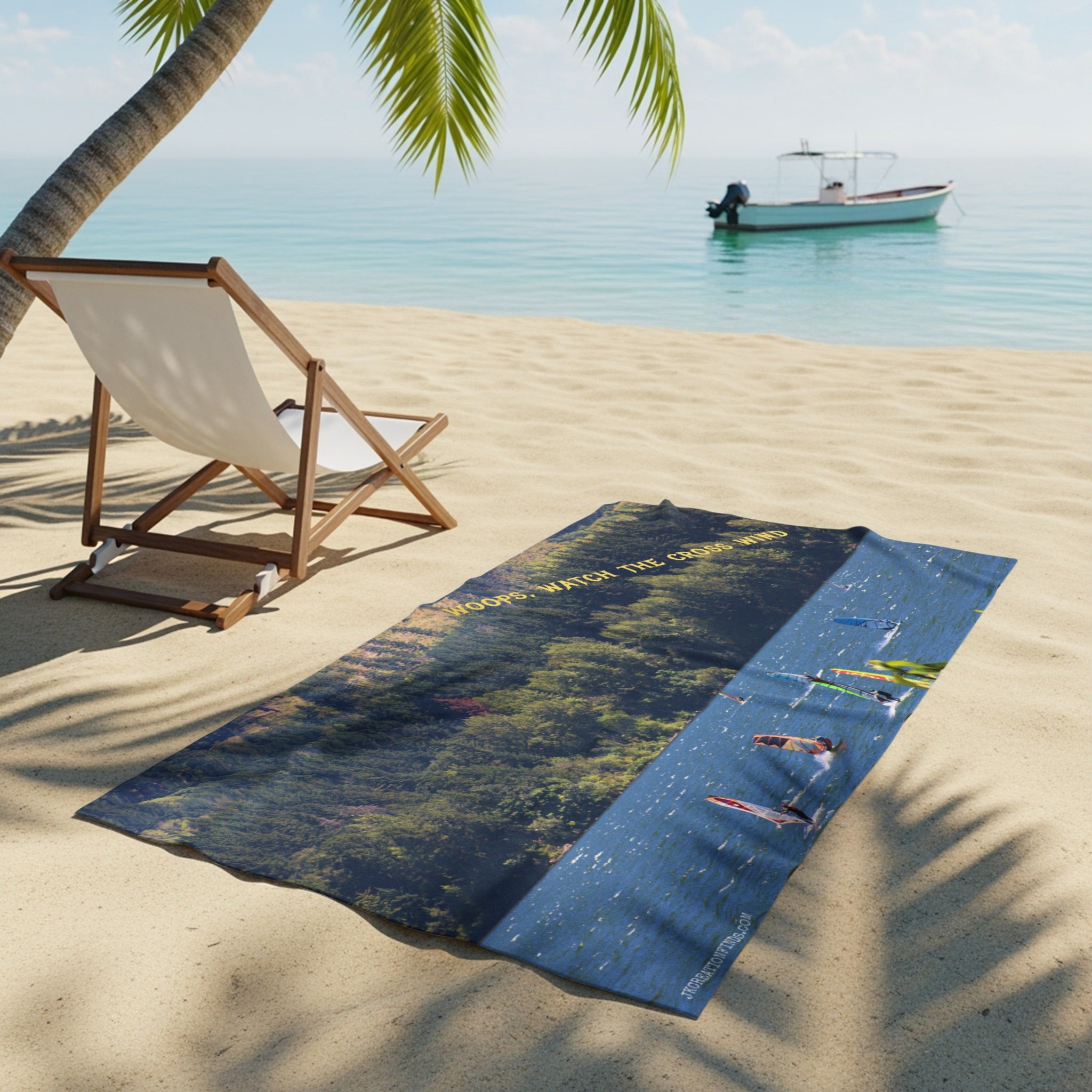 Scenic Photograph Beach Towel For Relaxing Coastal Product