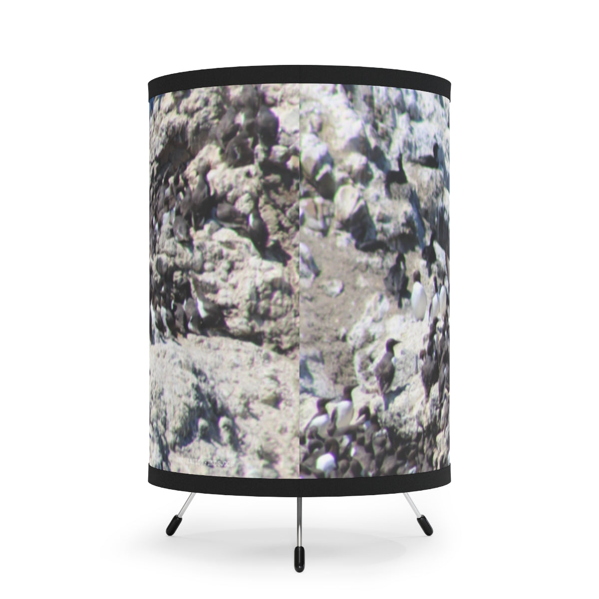 Abstract Rocky Texture Compact Drum Lamp product