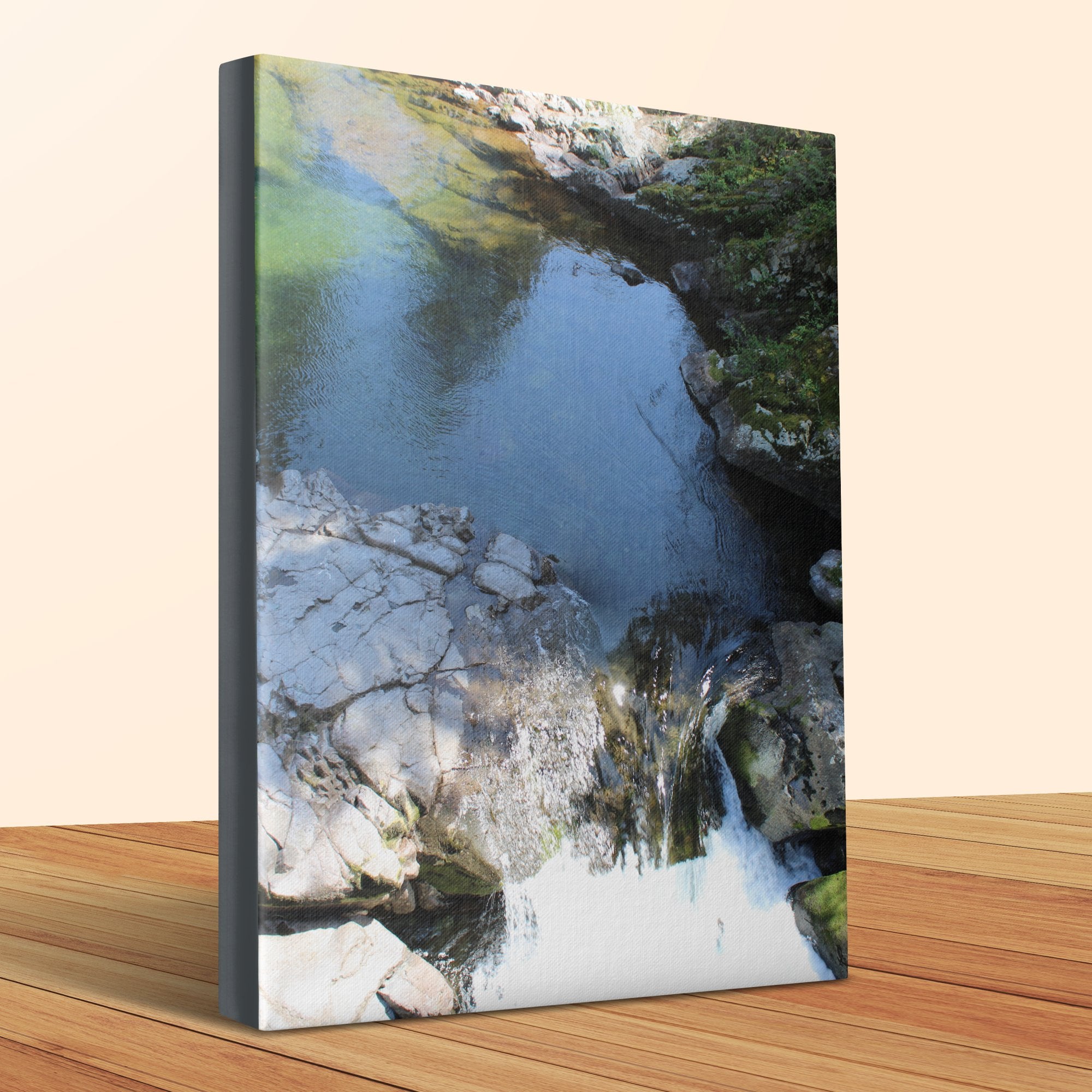 Serene River Reflection Printed Canvas product