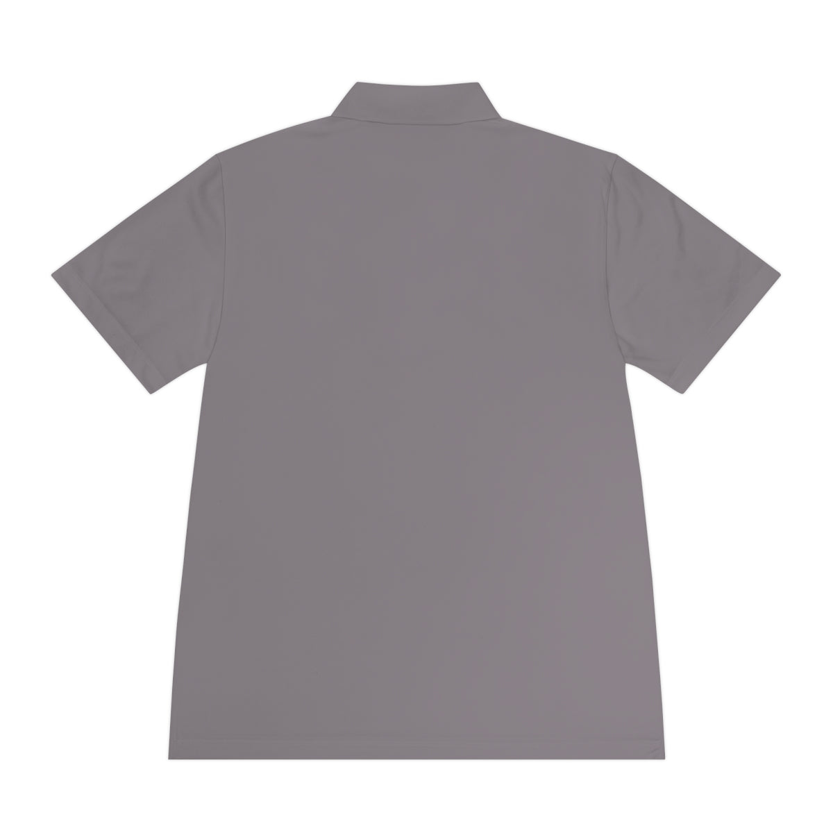 Stylish Grey Short Sleeve Men's Polo Shirt