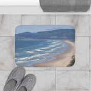 Coastal View Beach Waves and Sand Bathroom Decor