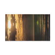 Beautiful Sunset Over Ocean Scene Towel product