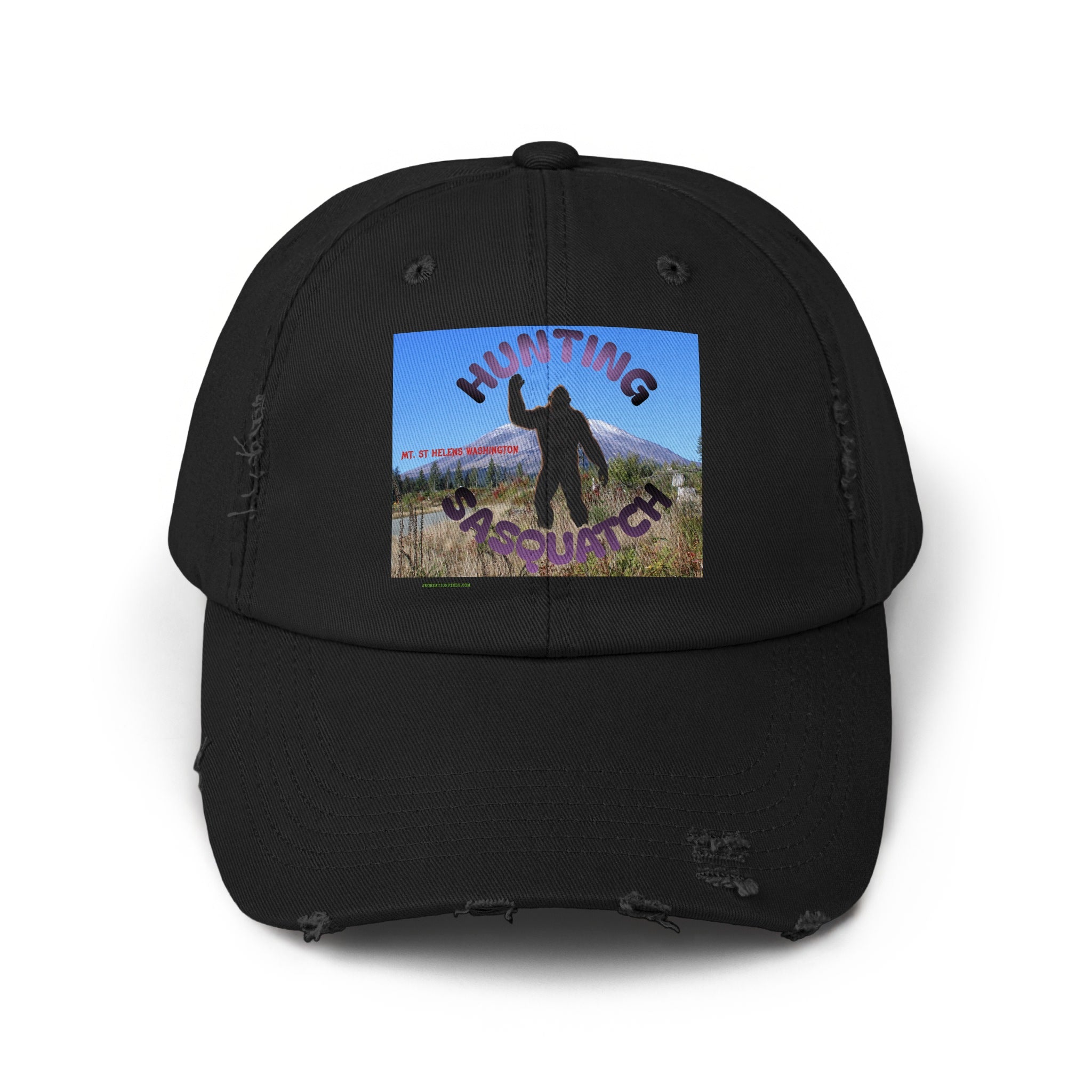 Hunting Sasquatch Distressed Black Hat product