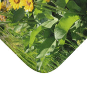 Bright Sunny Day Floral Garden Picnic Blanket