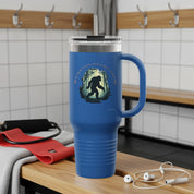 Large Blue Sasquatch Travel Mug with Handle product