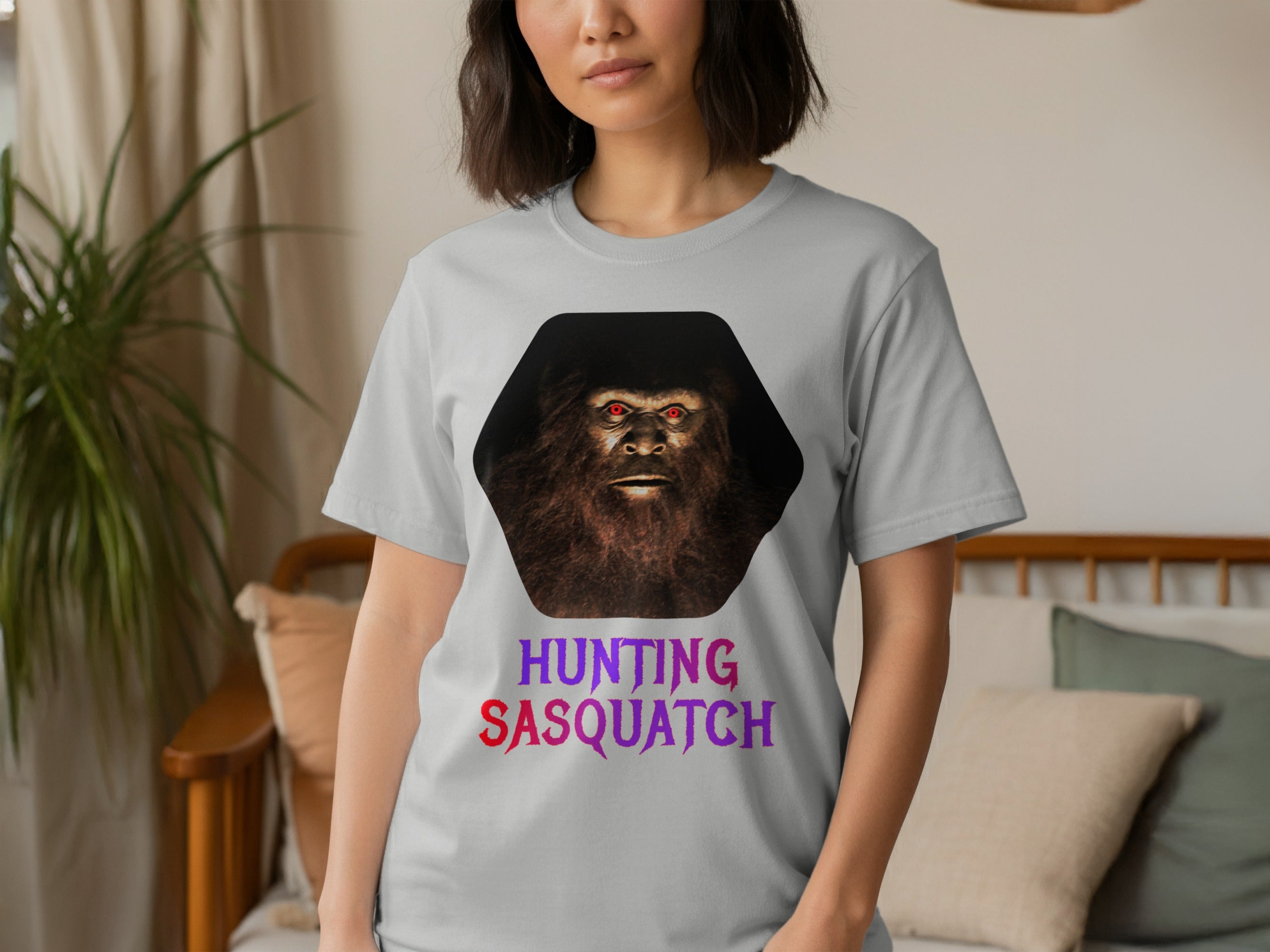 Hunting Sasquatch Graphic Tee Shirt product