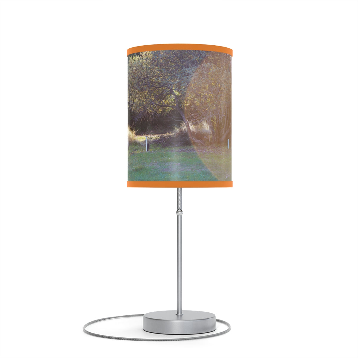Customizable Nature Scene Print Table Lamp
