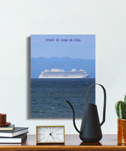 Strait of Juan De Fuca Cruise Ship Wall Art product type