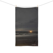 Ocean Sunset Scene Dark Artistic Blanket product