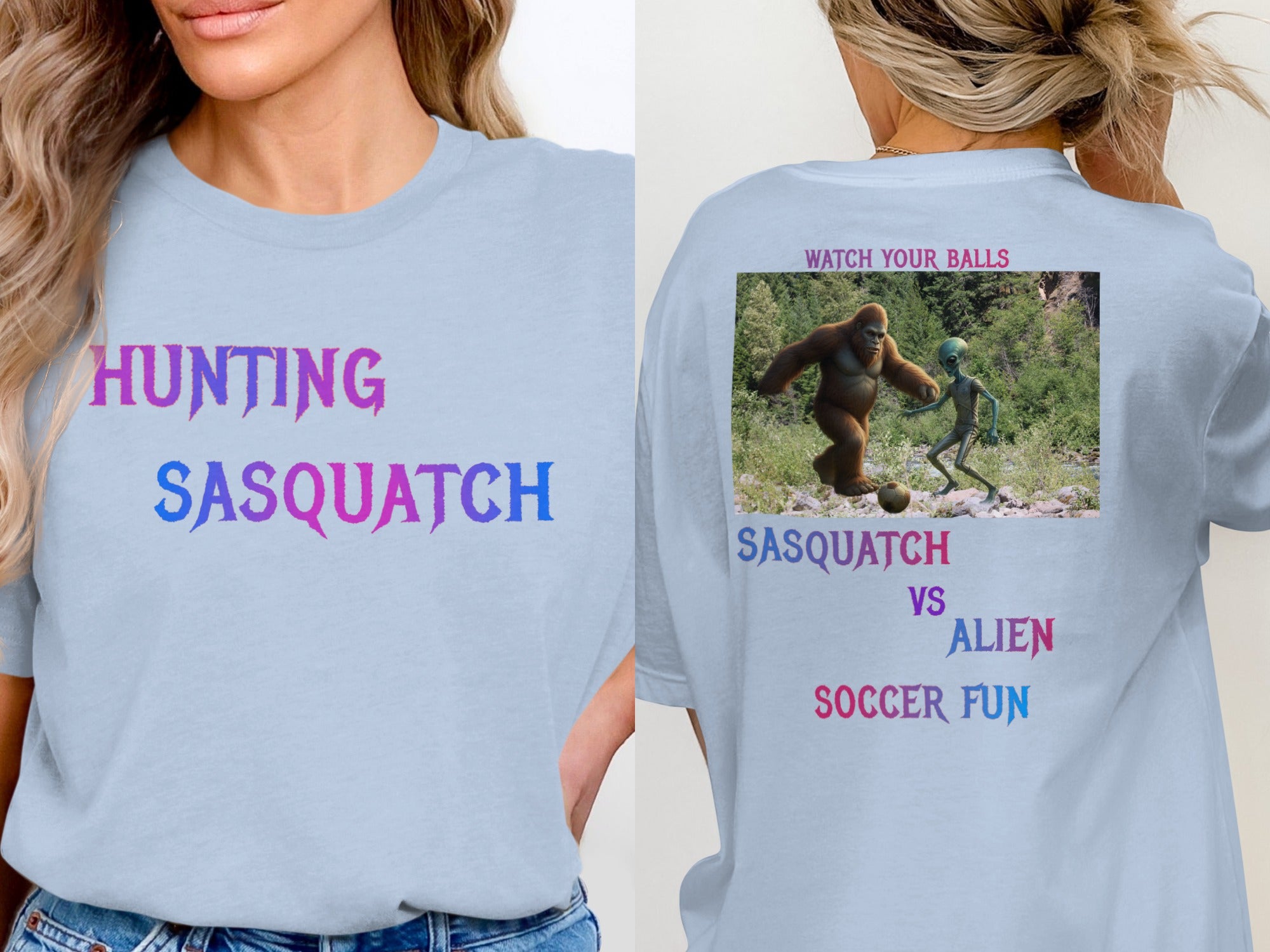Hunting Sasquatch Sasquatch vs Alien Soccer Fun