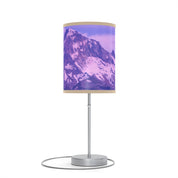 Stunning Purple Mountain Landscape Table Lamp