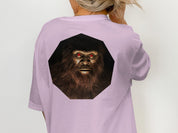 Bigfoot Red Eyes Octagon Back Graphic Shirt product