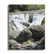 Stunning Waterfall With Rocks Canvas Wall Art product