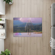 Hunting Sasquatch Purple Landscape Rug product