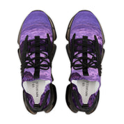 Stylish Purple and Black Lightweight Walking Footwear