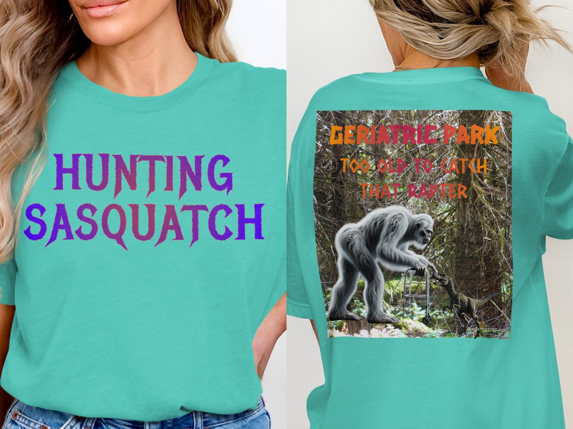 Hunting Sasquatch Geriatric Park themed product