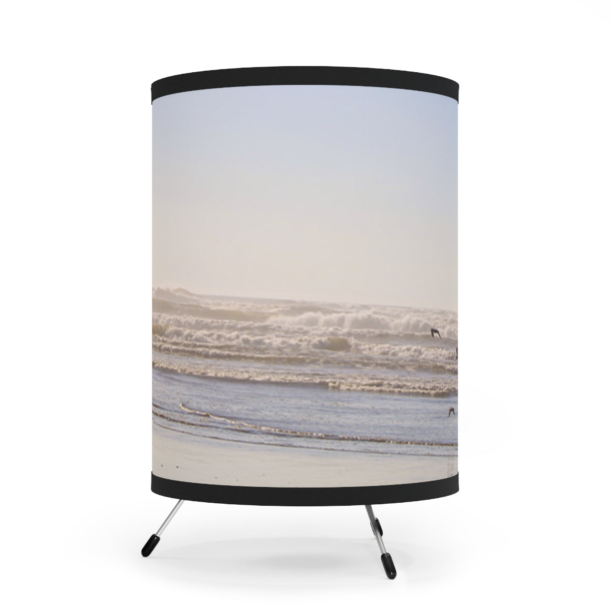 Serene Beach Waves Canvas Print Wall Decor