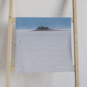 Serene Island Seascape With Distant Boat Product Type