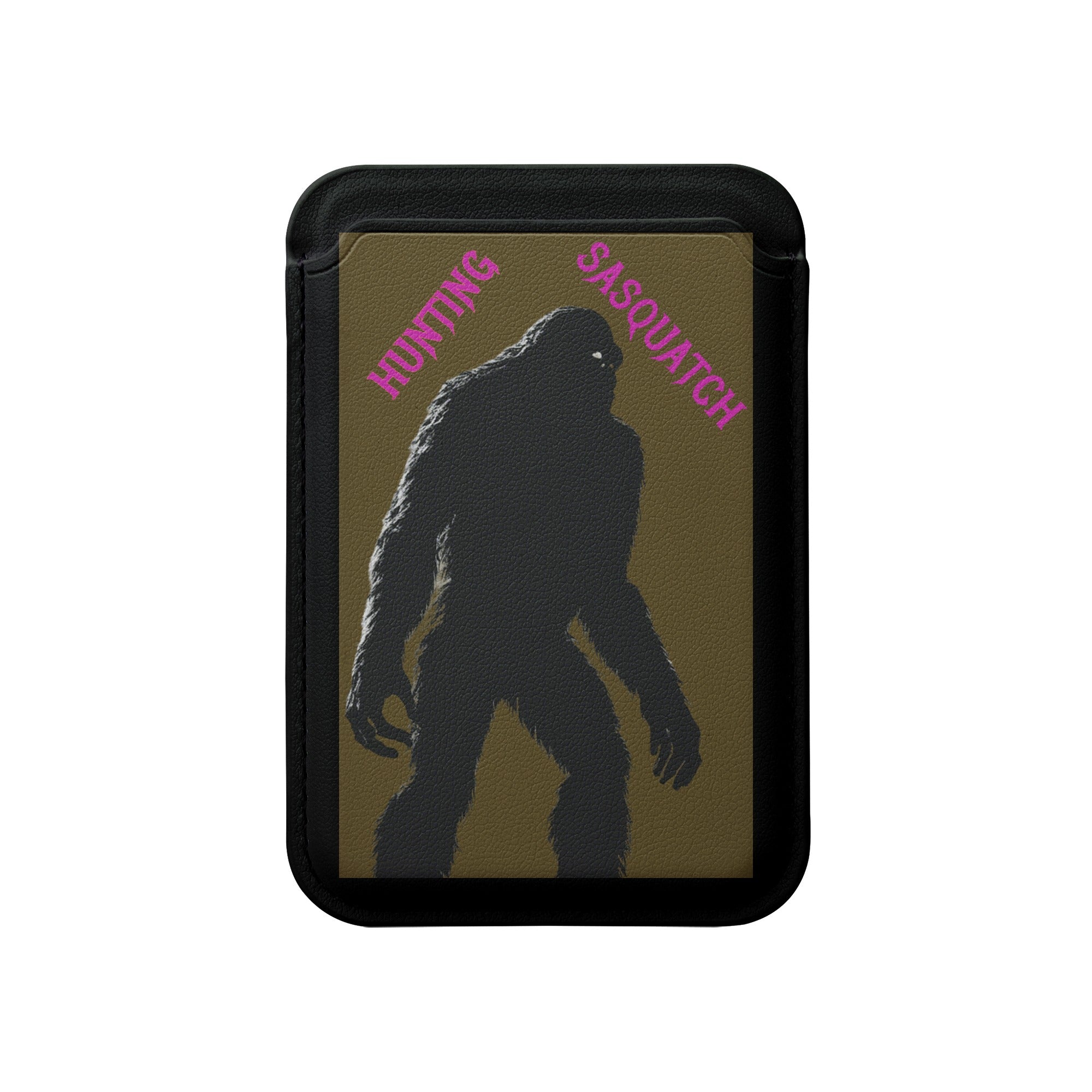 Hunting Sasquatch Design Black Minimalist Product