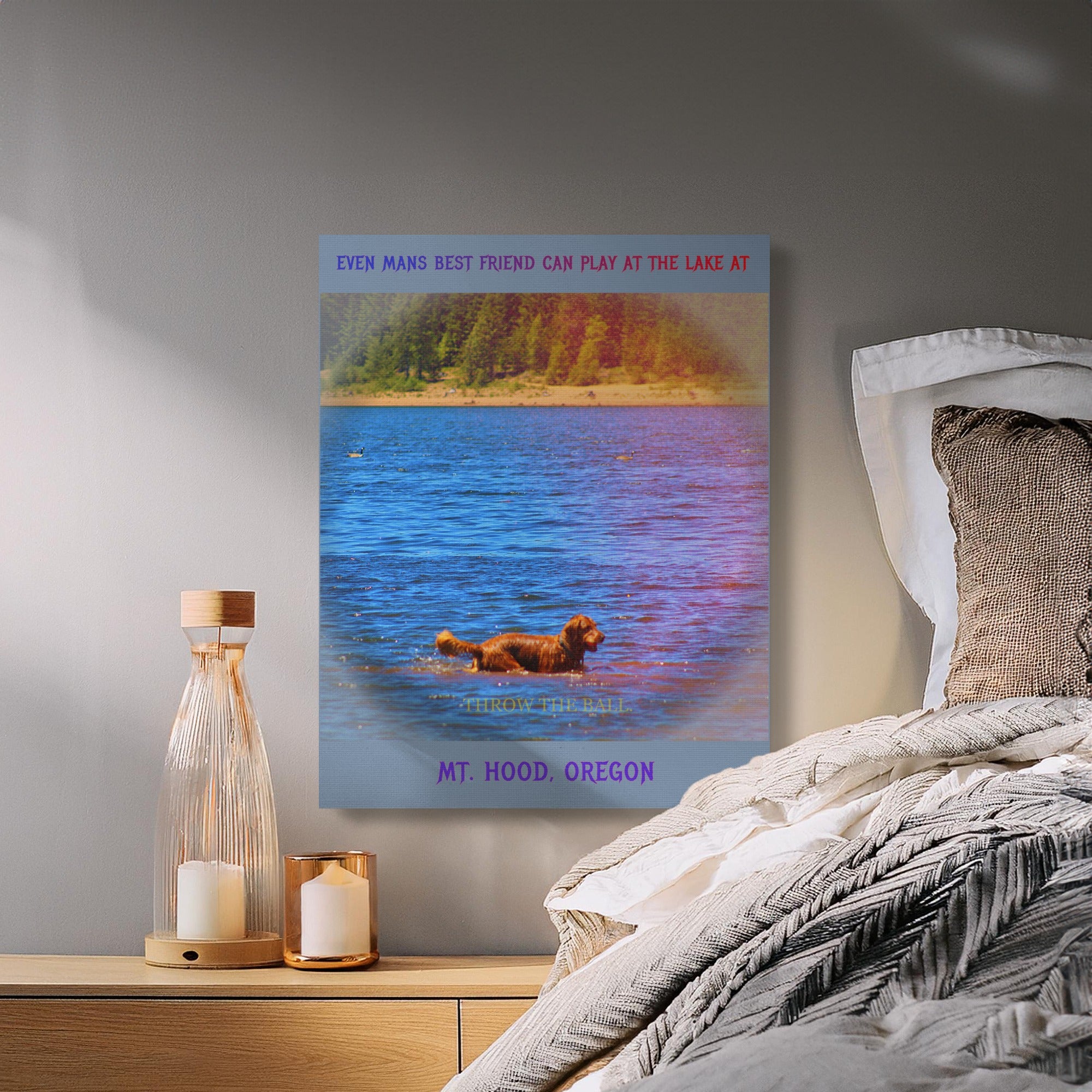 Even Mans Best Friend Can Play At The Lake At Mt Hood product