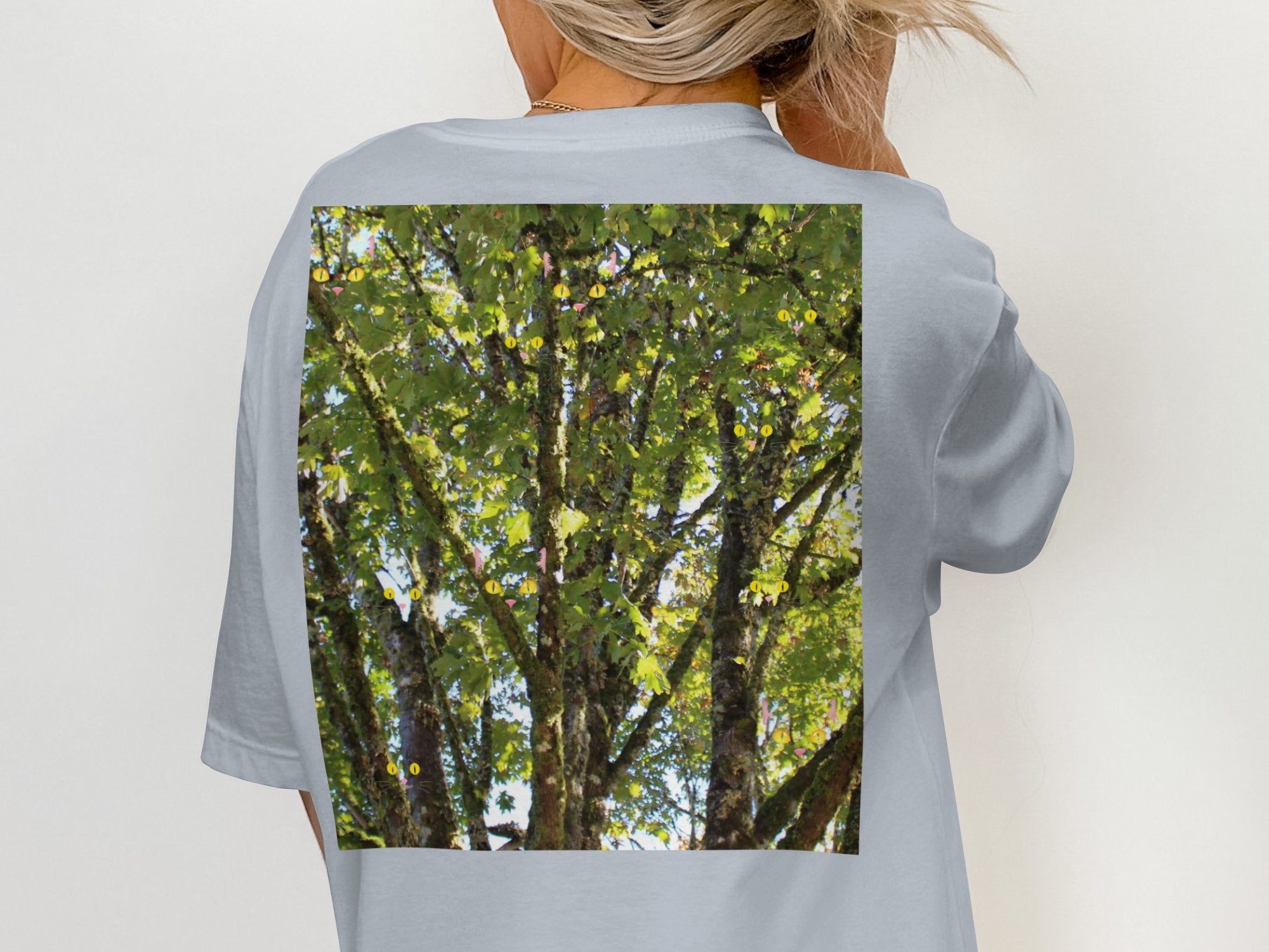 Nature Inspired Tree Art Back Design Graphic Shirt product